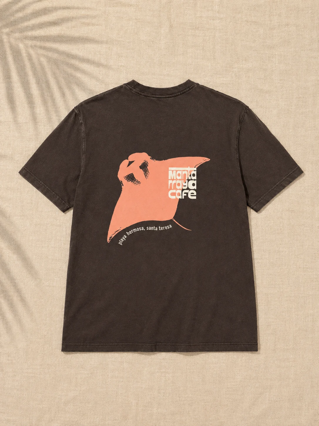 Camiseta Mantarraya chocolate